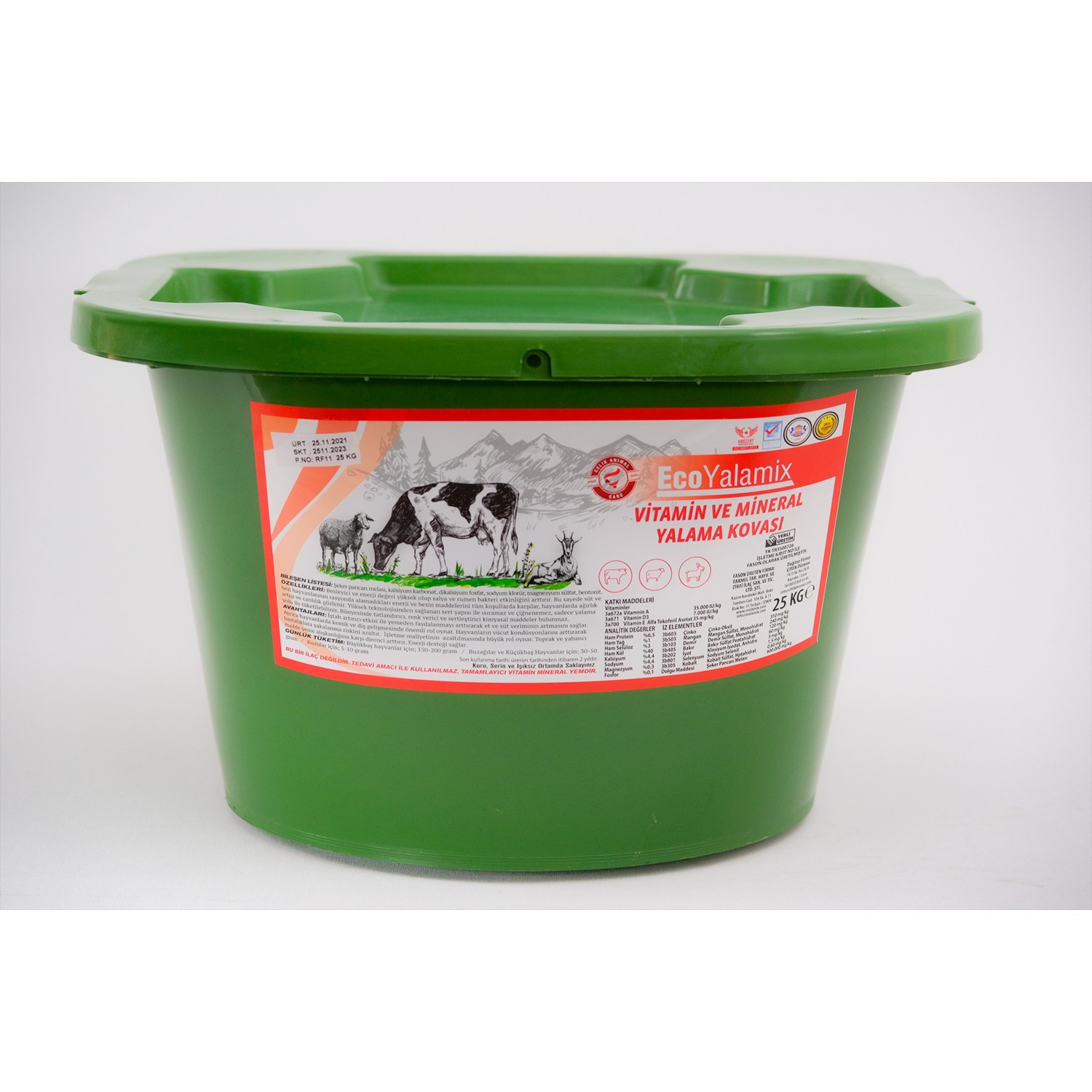 Eco Yalamix Yalama Kovasi 25 kg