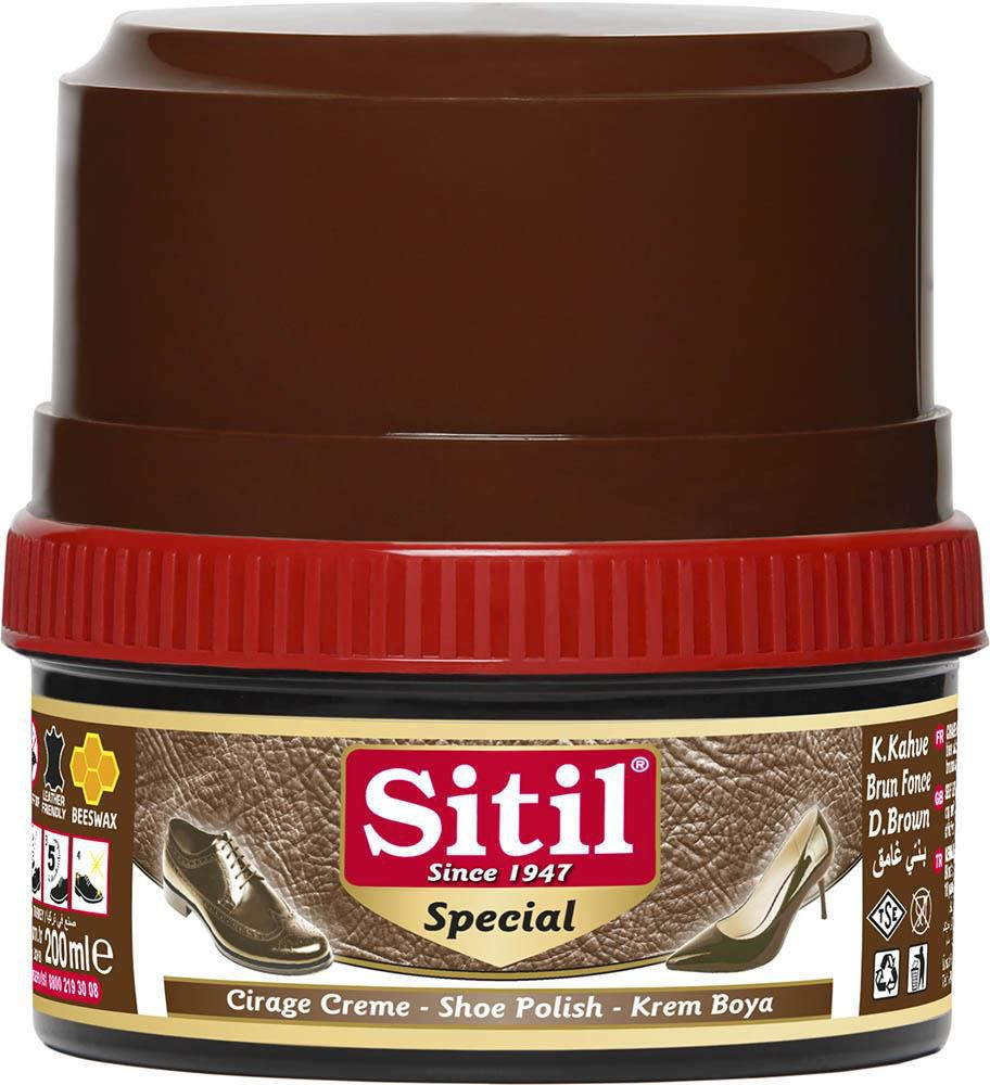Sitil Special Krem Ayakkabı Boyası 200 gr Koyu Kahve