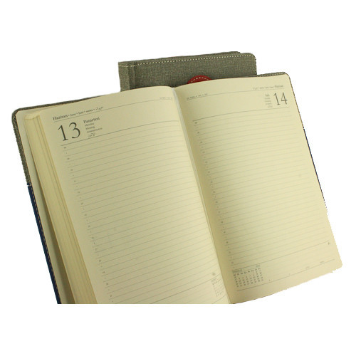 Günlük Ajanda 17X24 Pınar Termo Deri Parçalı Çizgili