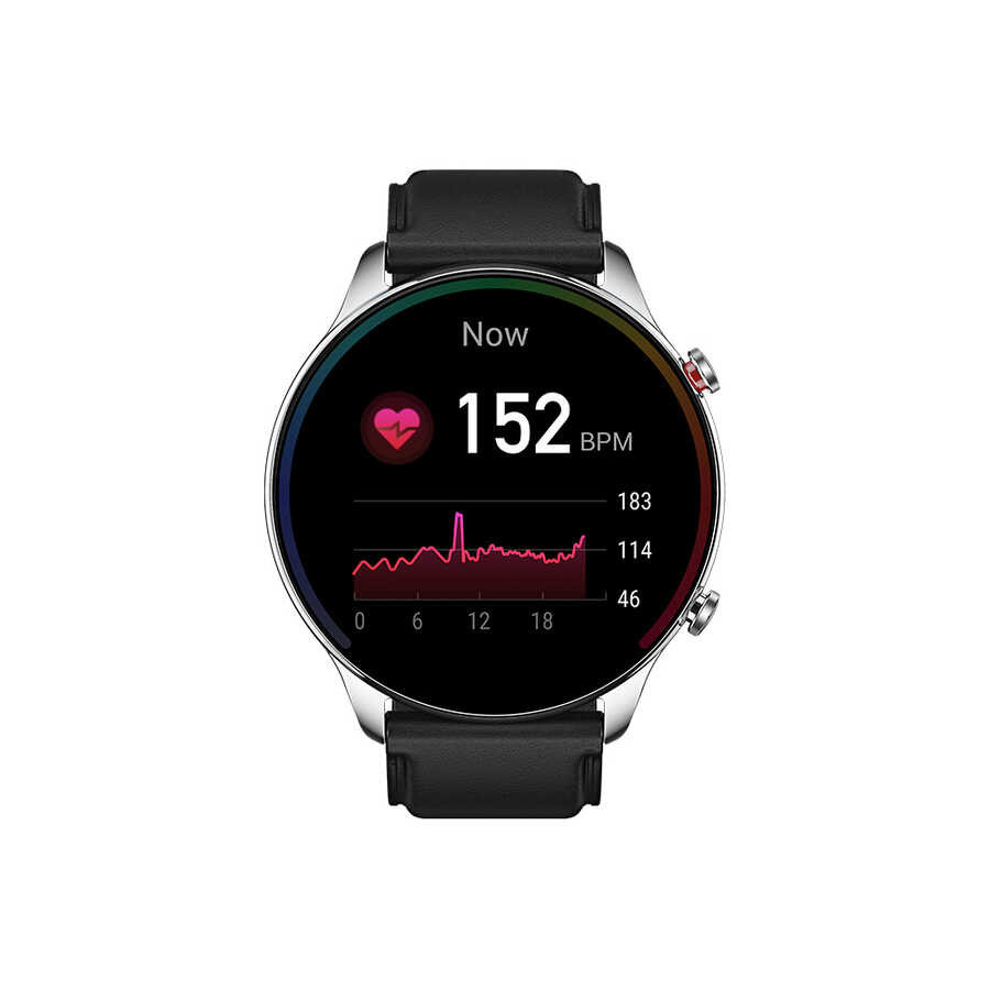 Amazfit GTR 2 47mm Sesli Görüşme 3GB Siyah Klasik Akıllı Saat